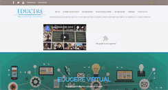 Desktop Screenshot of educere.org.ar