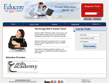 Tablet Screenshot of educere.net